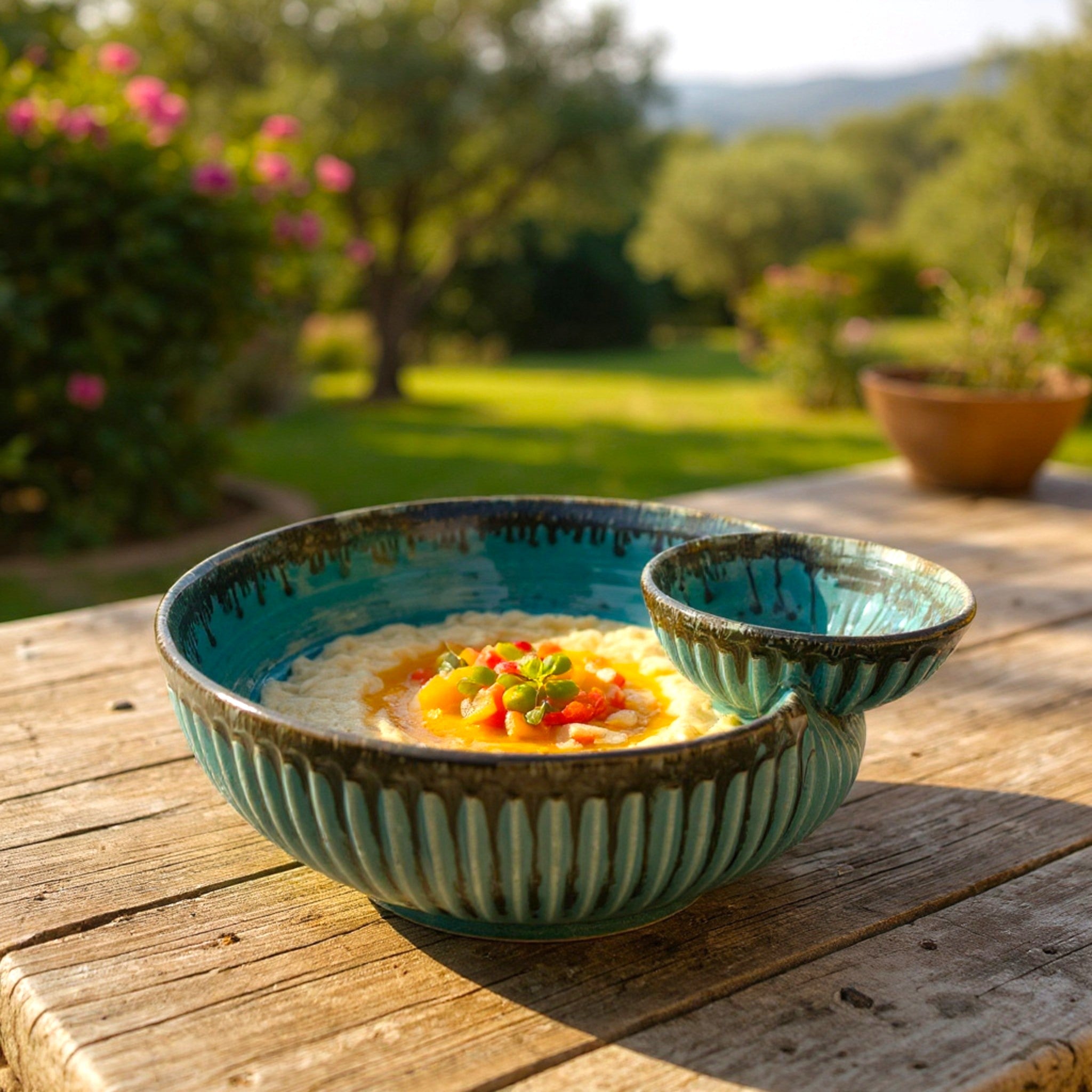 Ocean Ridge Chip and Dip Bowl